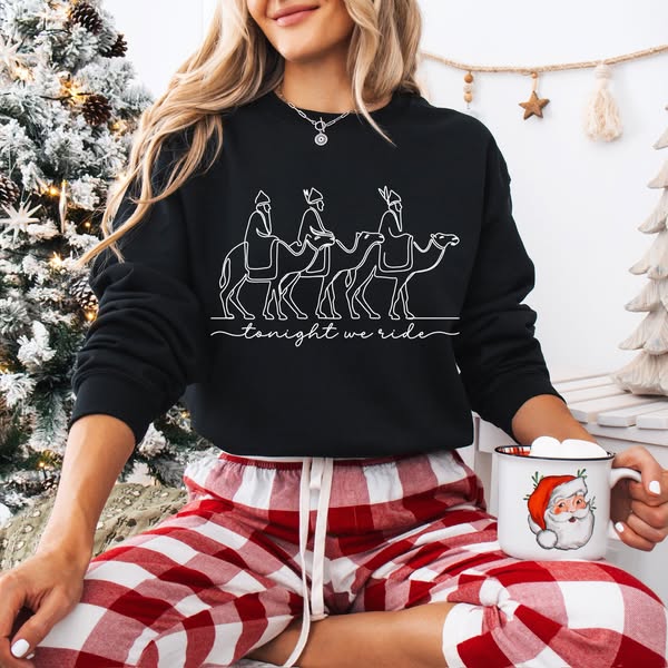 Christmas Shirt, Tonight We Ride Shirt