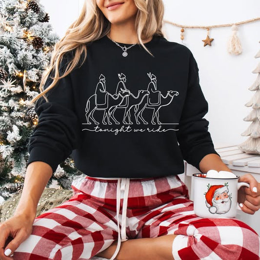 Christmas Shirt, Tonight We Ride Shirt