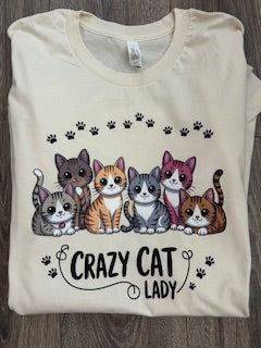 Cat Shirt, Crazy Cat Lady Shirt