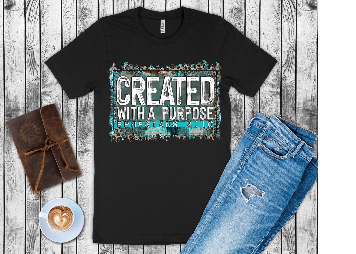 Religious Shirt, Created With A Purpose Shirt