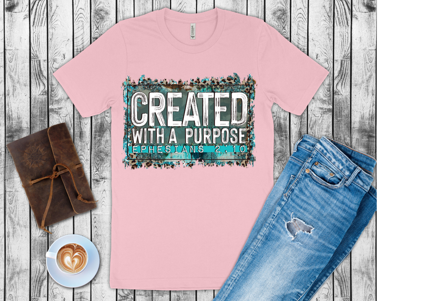 Religious Shirt, Created With A Purpose Shirt