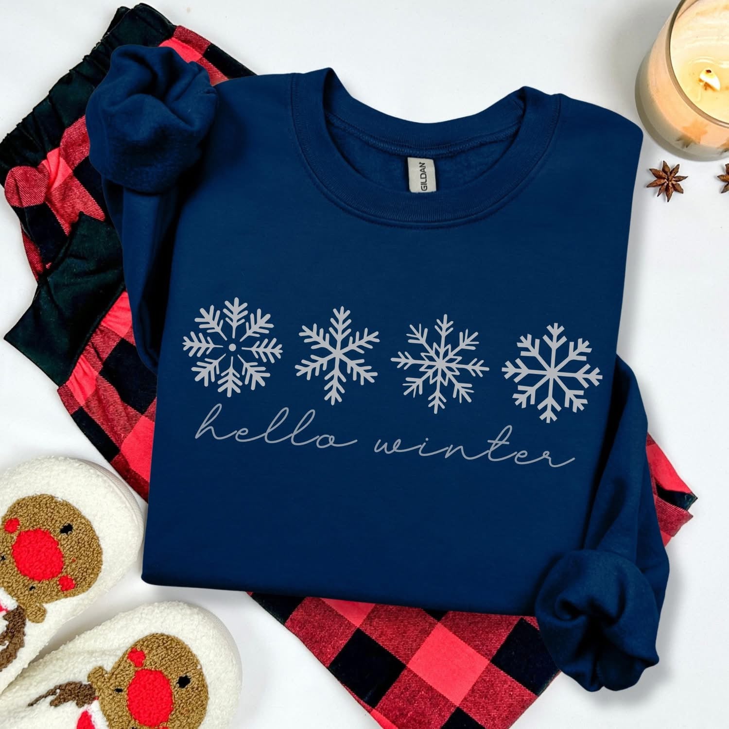 Winter Shirt, Snowflake Shirt