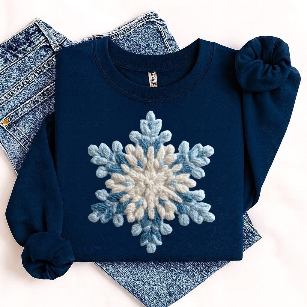 Winter Shirt, Snowflake Shirt