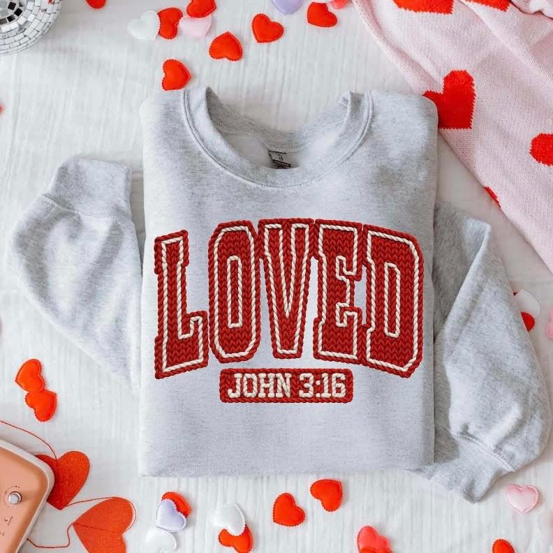 Valentine's Shirt, Loved John 3:16 Shirt