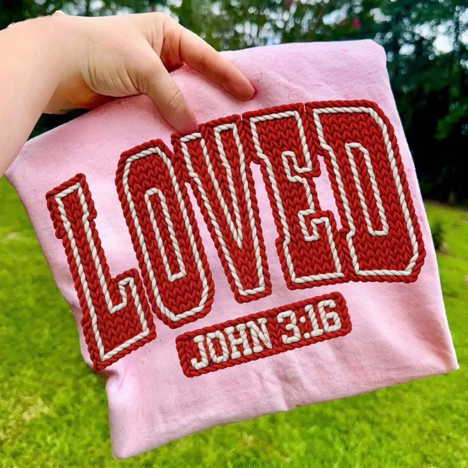 Valentine's Shirt, Loved John 3:16 Shirt
