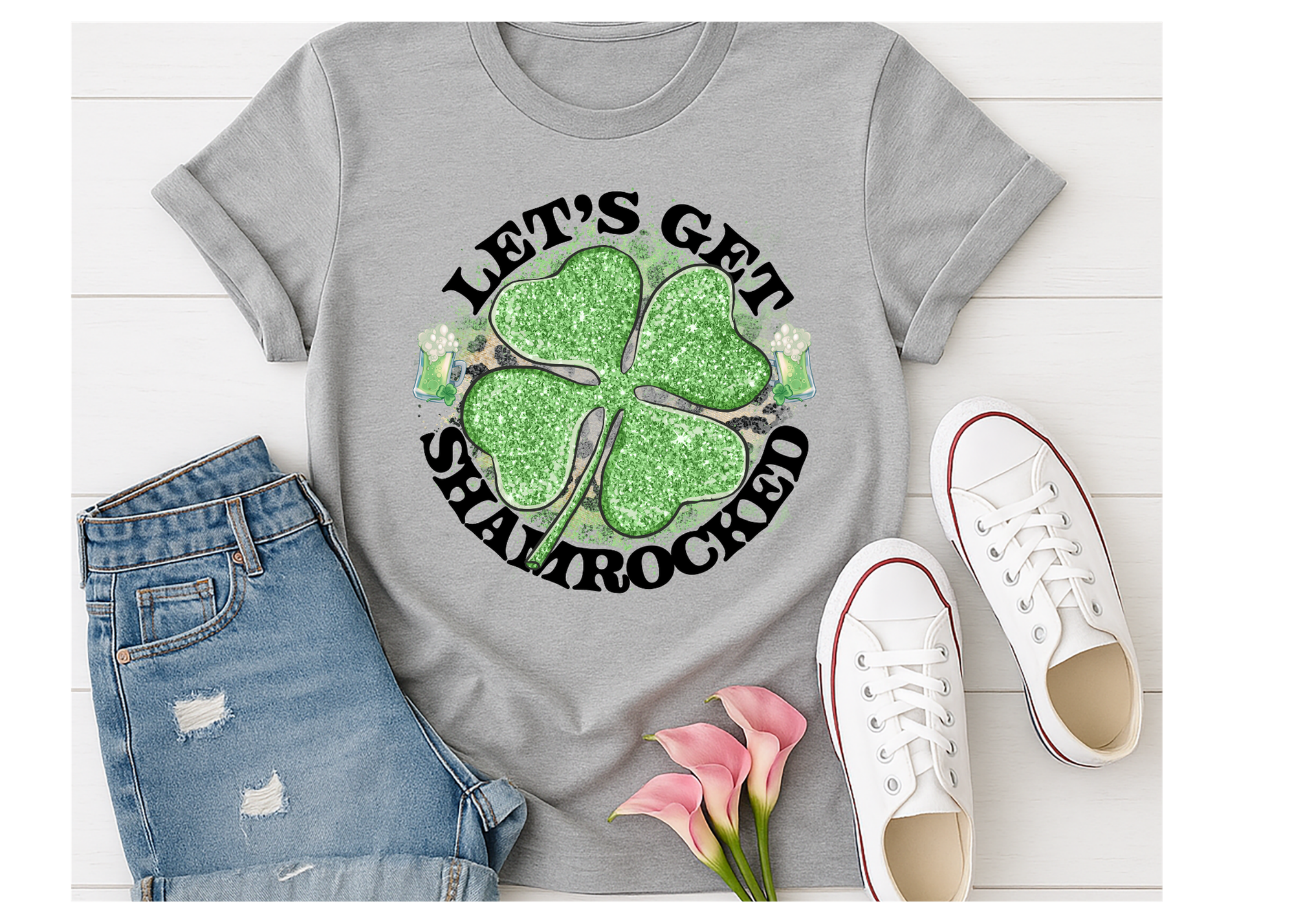 St. Patrick's Day Shirt, Let's Get Shamrocked Shirt