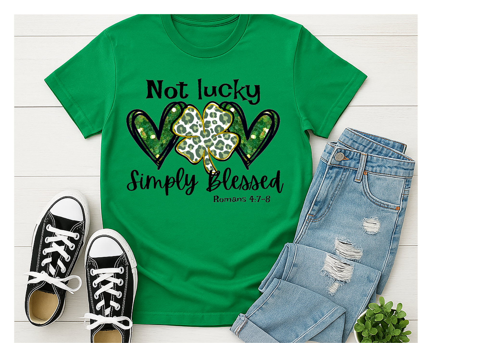 St. Patrick's Day Shirt, Not Lucky Simply Blessed Shirt