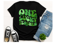 St. Patrick's Day Shirt, One Lucky Teacher Shirt