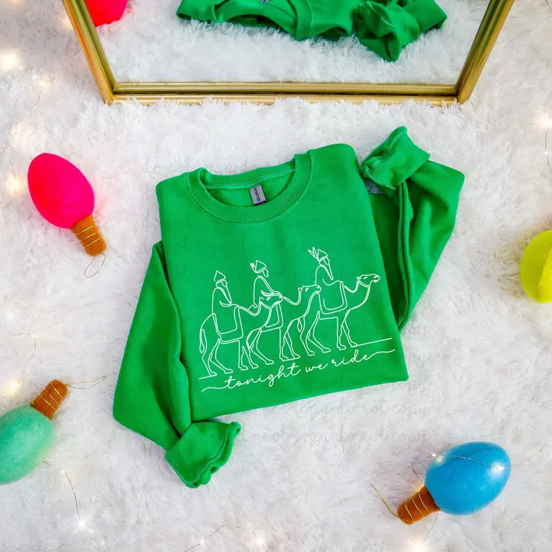 Christmas Shirt, Tonight We Ride Shirt